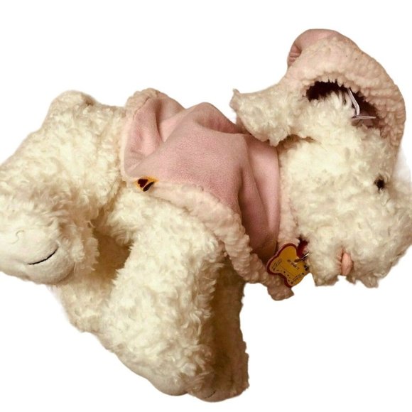 Build a Dog Bear White Pink Jacket and Pink Hat Tag Clothes Toys Workshop - Picture 2 of 11